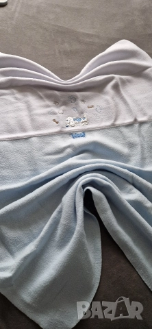 Бебешко одеяло, синьо, полар, без следи от употреба