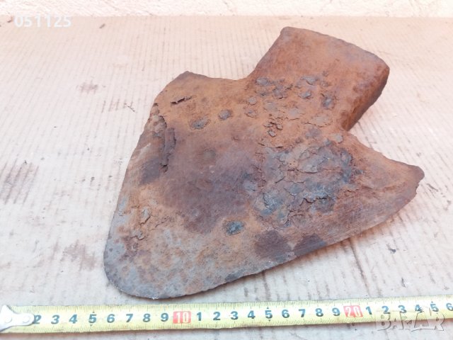 кован масивен възрожденски лемиш, рало, плуг , снимка 5 - Антикварни и старинни предмети - 37340733