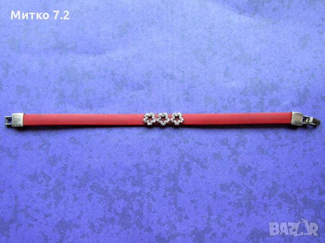 сребърна гривна - 5, снимка 2 - Гривни - 28499530