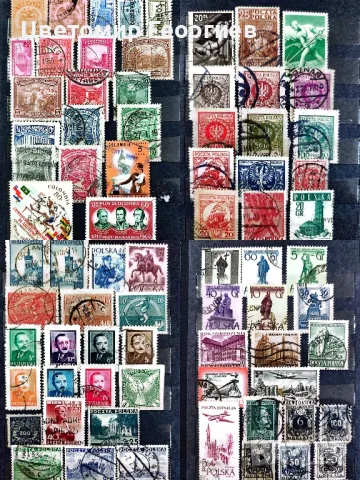 Малък класьор с марки/Полша . Колумбия/, снимка 8 - Филателия - 48175285