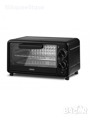 Фурна мини Rosberg, 800W\9л. до 230°C, Черна, 2 ГОДИНИ ГАРАНЦИЯ, снимка 4 - Печки, фурни - 52205135