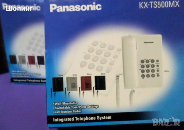 Стационарен телефон Panasonic KX-TS500, снимка 2 - Стационарни телефони и факсове - 32417727