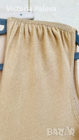 Блуза-потник MADELEINE коприна 65%, снимка 13 - Корсети, бюстиета, топове - 47441748