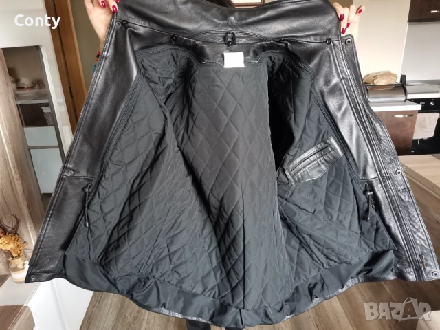 Мъжка кожена шуба, снимка 3 - Палта - 52541547