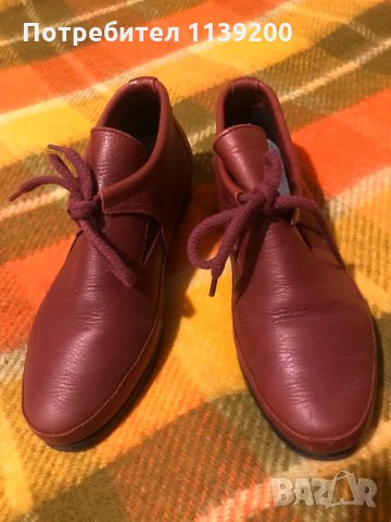 Luxat пролет есен френски обувки естествена кожа бордо удобни 38 , снимка 5 - Дамски ежедневни обувки - 34865635