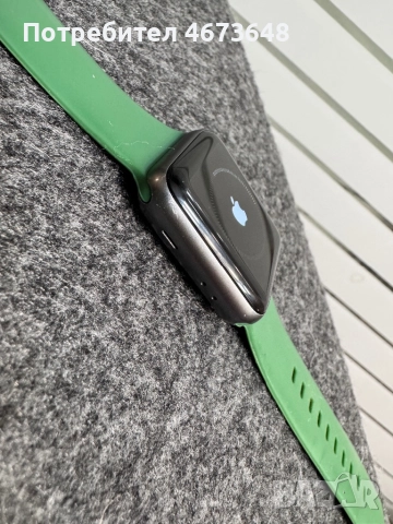 Apple Watch Series 3 (38мм), GPS, Тъмнозелена Каишка + Магнитно Зарядно