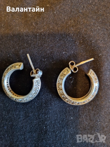 Сребърни обеци старинни