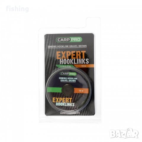 GRAVEL BROWN SINKING BRAID 10м -10/15/20lb- Кафяво - 3D, снимка 2 - Такъми - 32642363