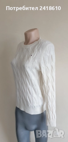 Tommy Hilfiger Cable Wool /  Knit Womens Size M НОВО! ОРИГИНАЛ! Дамски Пуловер, снимка 10 - Блузи с дълъг ръкав и пуловери - 52789562