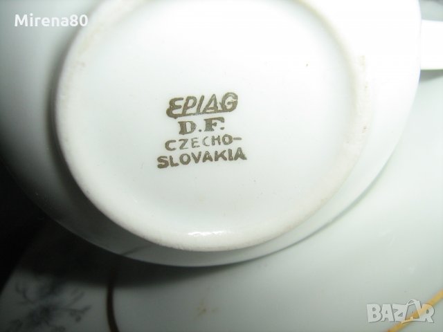 *Epiag* - Czechoslovakia - чашки за кафе !, снимка 4 - Сервизи - 32821099