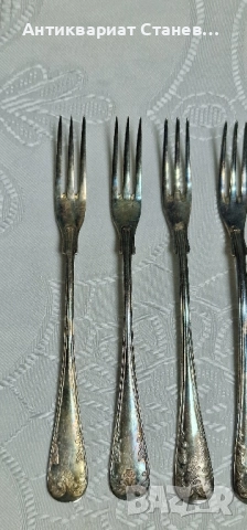Комплект малки посребрени вилички , снимка 12 - Прибори за хранене, готвене и сервиране - 52305042