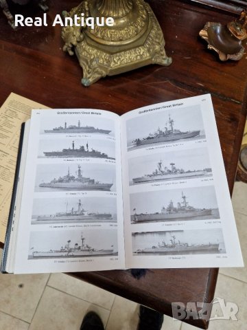 Антикварна немска книга-,Военните кораби на света , снимка 11 - Антикварни и старинни предмети - 39504661