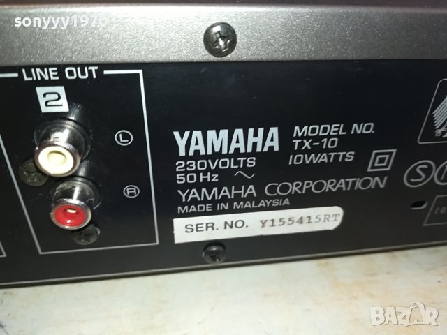 YAMAHA TX-10 TUNER-ВНОС SWISS 3101241117, снимка 15 - Ресийвъри, усилватели, смесителни пултове - 44060761