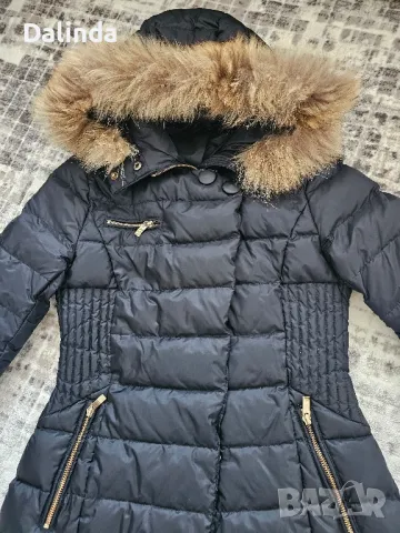 Дамско елегантно яке с естествен пух, снимка 4 - Якета - 48583697