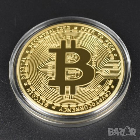 Позлатена/Посребрена crypto Ethereum монета в трофейна кутия (trophy case) [ETH], снимка 2 - Колекции - 37173184