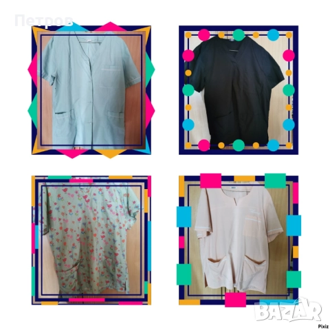 Медицински туники.Размер М .По 10 лв.