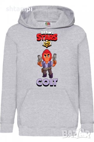 Детски Суитчър/Суитшърт Colt 1,Brawl Stars,Игра,Подарък,Изненада,Забавление,Рожден Ден, снимка 2 - Детски анцузи и суичери - 38314187