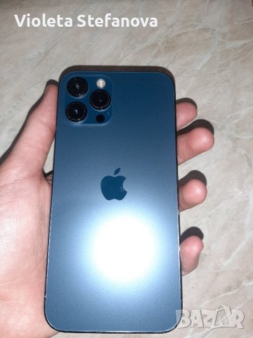 iPhone 12 PRO MAX 128GB Pacific Blue, КАТО НОВ + Зарядно! в Apple iPhone в  гр. Хасково - ID43928568 — Bazar.bg