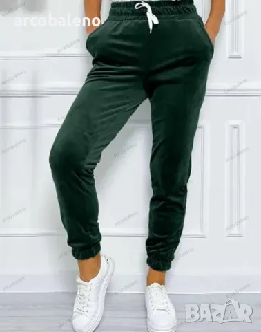 Дамски есенно-зимен ежедневен панталон с еластична талия, 5цвята , снимка 3 - Панталони - 47933036