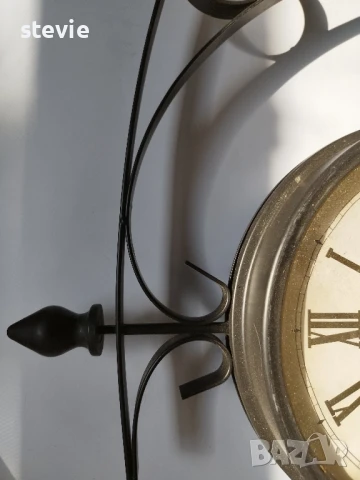 Двустранен часовник, снимка 5 - Стенни часовници - 50914561