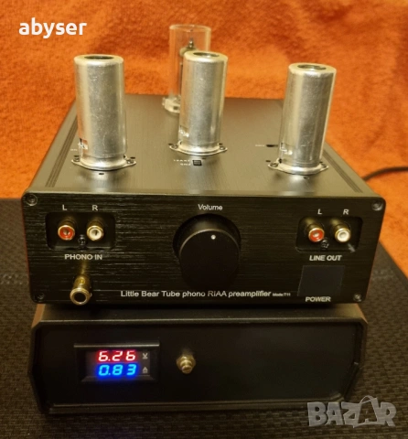 Лампова RIAA - Little Bear T11, снимка 5 - Грамофони - 53542557