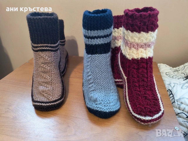 мъжки и дамски безшевни ръчно изработени терлици , снимка 11 - Други - 52026398