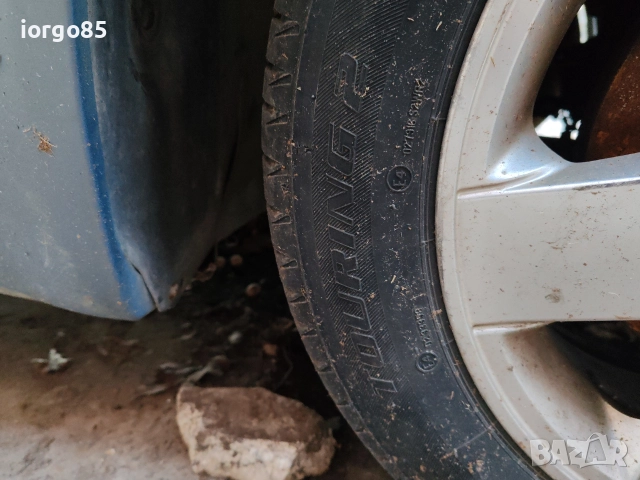 Джанти с гуми 205/55/16 с междуболтовото 4*100, снимка 4 - Гуми и джанти - 52912068