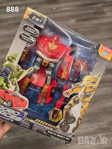 играчка трансформиращ се робот кола