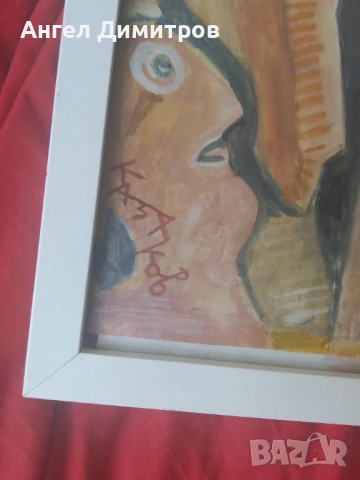 Димитър Казаков Нерон картина смесена техника , снимка 10 - Картини - 51141919