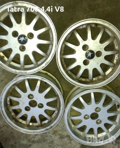 Citroen AX. Алуминиеви джанти 14цола  с 3отвора 