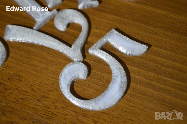 Цифри числа от пластмаса от 0 до 9, снимка 3 - Други - 37538062