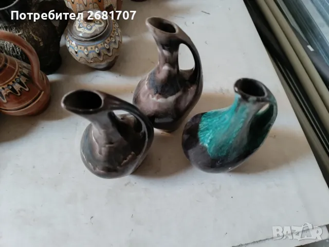 стари керамични канички , снимка 3 - Антикварни и старинни предмети - 48714198