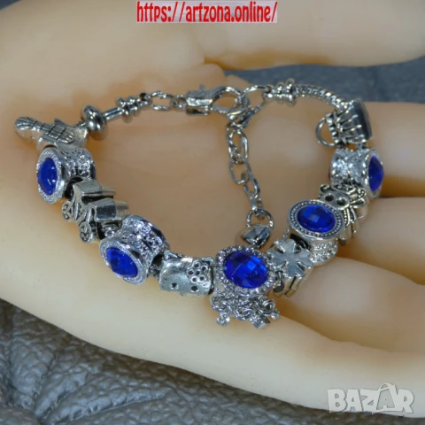 ⚜️ Разпродажба Гривна с талисмани тип пандора , снимка 7 - Гривни - 47011608