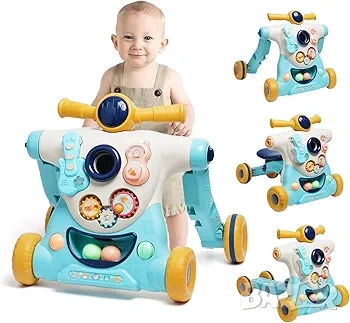 3в1 Бебешка Проходилка/ Уокър с Обучително Съдържание, YULEYU