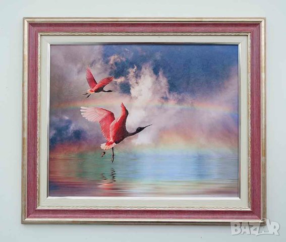 ”В преследване на дъгите”, картина, снимка 1