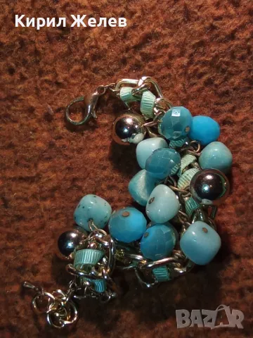 ЗЛАТИСТА ФЕШЪН АРТ ГРИВНА с КРАСИВИ ФАСЕТИРАНИ ПОЛУСКЪПОЦЕННИ КАМЪНИ 47406, снимка 11 - Гривни - 47285516