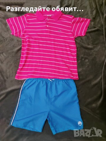 ✔ Мъжка тениска Lacoste S - M 100% оригинал - ТОП ❗🔥✅, снимка 2 - Тениски - 40565971