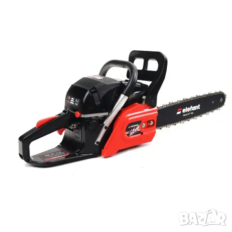 Бензинов трион ELEFANT EM-5.5, 10000 об/мин, 2 шини 2 вериги, 3.0 к.с., 2,4 kW, снимка 3 - Други инструменти - 48973438