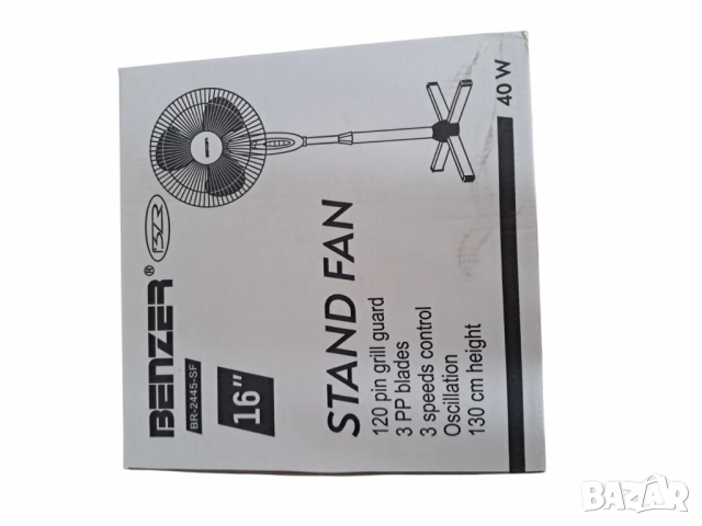 Benzer Вентилатор с две години гаранция - четири скорости и въртене!, снимка 5 - Друга електроника - 52098747