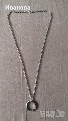 Колие с ринг ново, снимка 3 - Колиета, медальони, синджири - 48265410