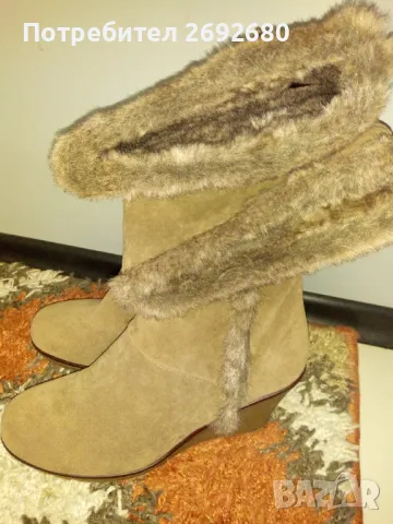 Нови дамски(41-ви номер) високи зимни ботуши , снимка 2 - Дамски ботуши - 47531143