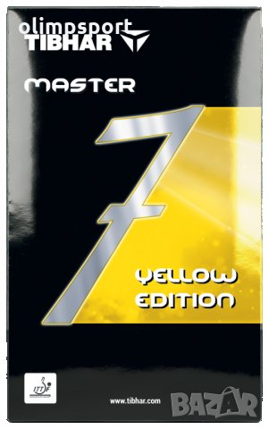 хилка за тенис на маса Tibhar master yellow edition нова гуми tibhar volcano 1.8mm черна, червена 5 , снимка 2 - Тенис - 34607471