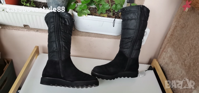 Ботуши Hogl Gore-tex 37н.Естествен велур , снимка 6 - Дамски ботуши - 52877222