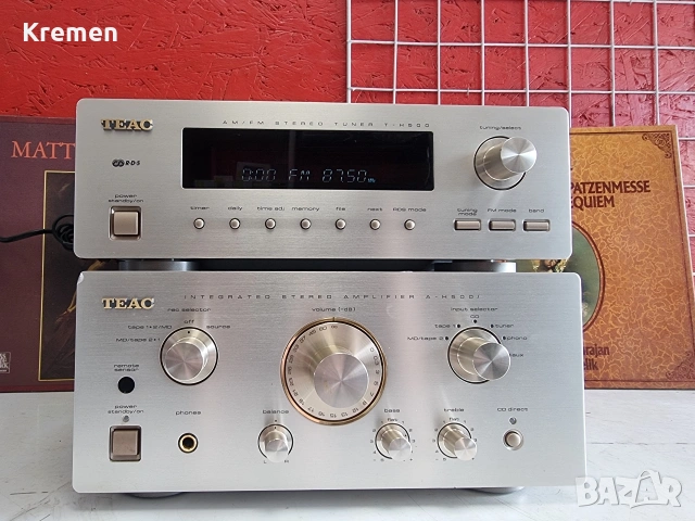 уредба + тунер TEAC A-H500 I, снимка 3 - Ресийвъри, усилватели, смесителни пултове - 53402122
