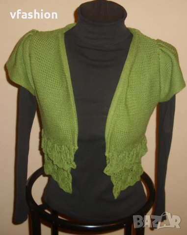 Болеро плетиво George /зелено, снимка 1