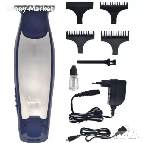 Безжична машинка за подстригване и самобръсначка Geemy GM-6025, снимка 6 - Машинки за подстригване - 53542258