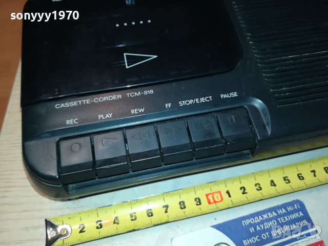 sony TCM-818 ВНОС swiss 0801241729M, снимка 3 - Радиокасетофони, транзистори - 43714663