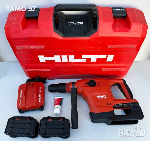 Hilti TE 60-22 Nuron - Ударно пробивна машина 2x22V 12.0Ah перфектен!