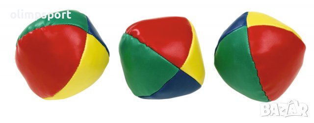 Топка за хвърляне в цел к-т 3 бр. 50 гр. Чудесен начин за развиване на координацията очи – ръце. 