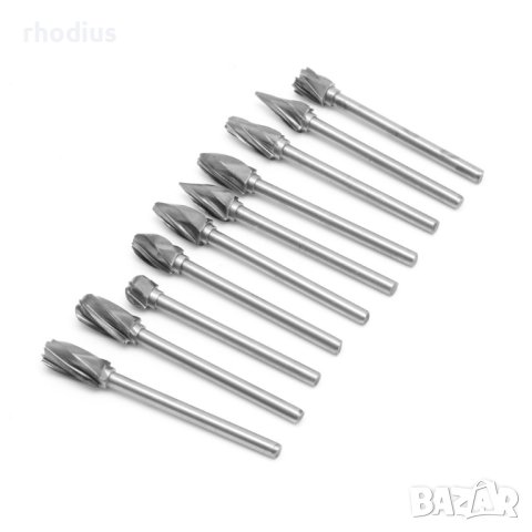 10бр фрези, борфрези за дърво и меки материали, снимка 3 - Други инструменти - 44020109